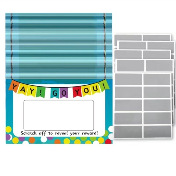 Other - 50pc DIY Make Your Own Scratch Off Tickets;
Discount Coupons!!!